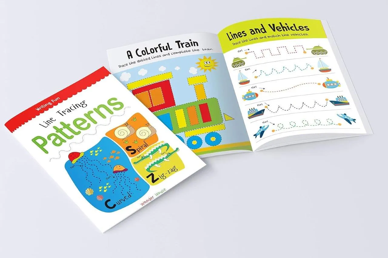 Pack of 4 practice books for kids from Holooz in Bangladesh