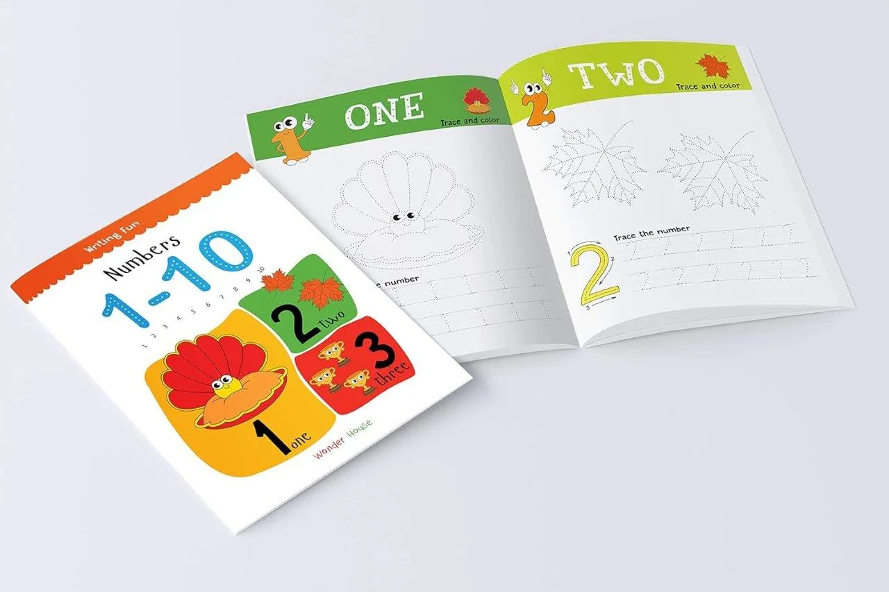 Holooz kids book set - 4 practice books for learning