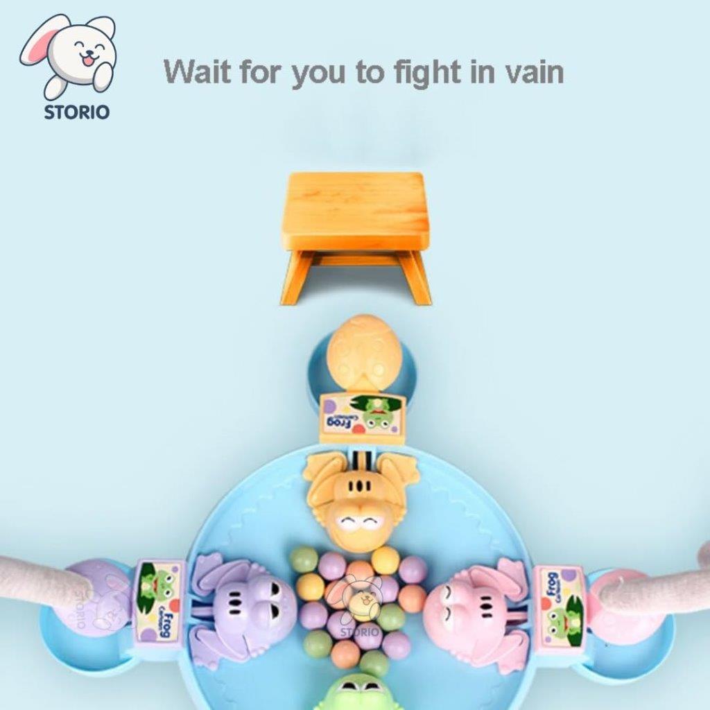 Kids’ Hungry Frog game for indoor play in Bangladesh