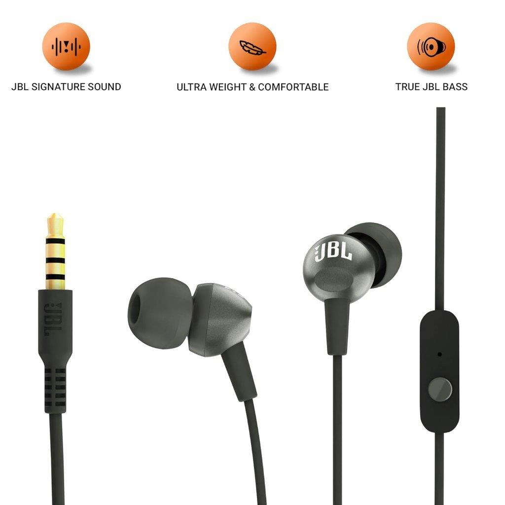 Buy JBL C200SI Wired Earphones - Perfect Fit for Your Ears