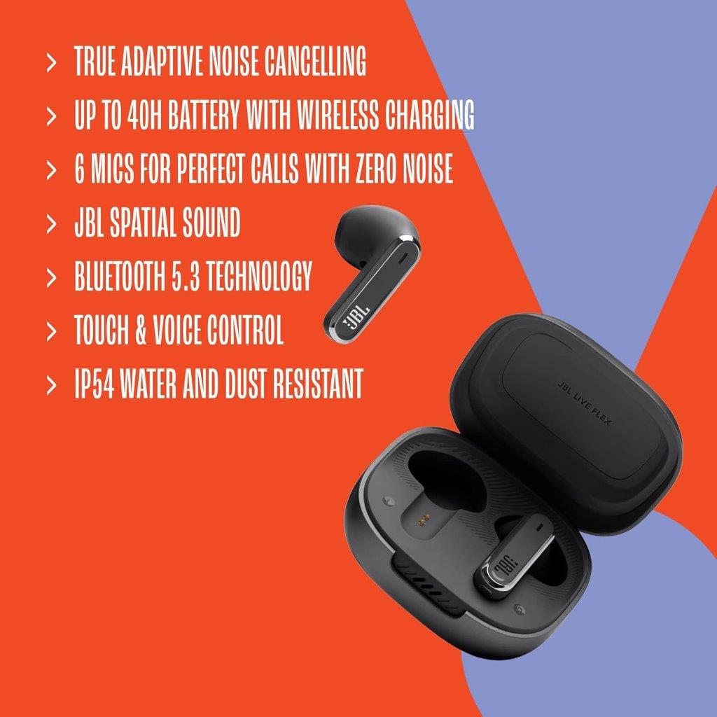 Noise Cancelling JBL Live Flex Earbuds