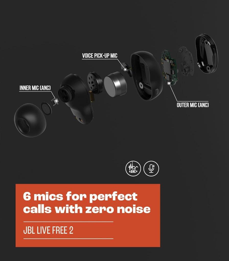 JBL Live Free 2 Noise Cancelling Earbuds in Bangladesh - Shop Now