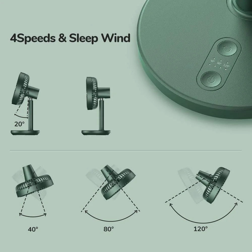 JISULIFE Life7 Extendable Fan for Desk Cooling in BD
