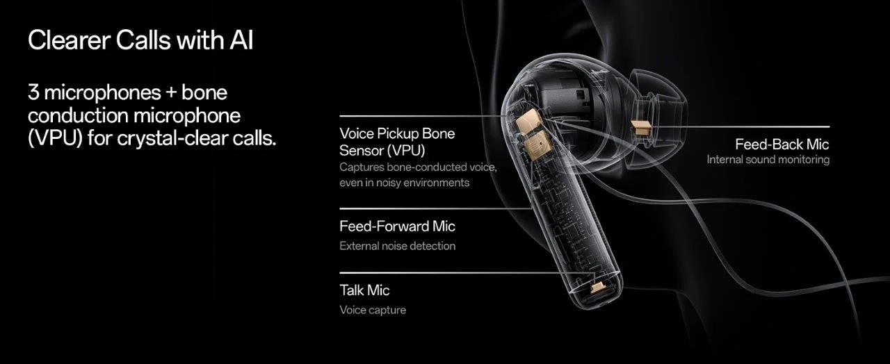 OnePlus Buds Pro 3 Wireless Earbuds with Long Battery Life