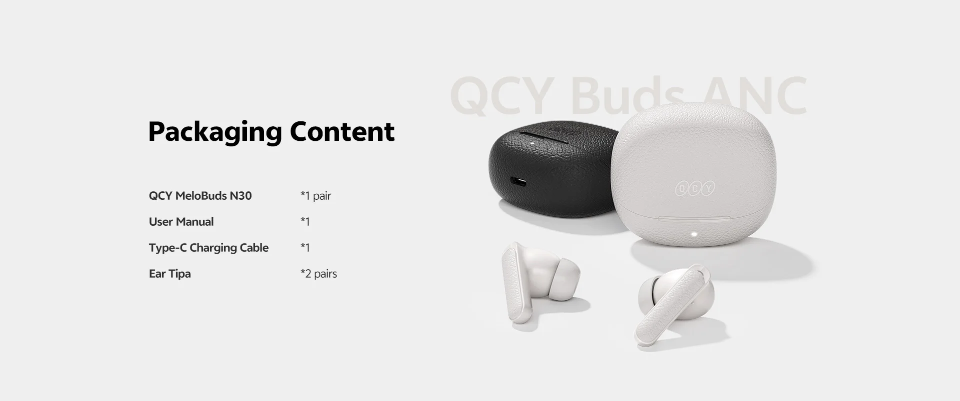 QCY Buds ANC HT15 - Ideal Earbuds for Noise-Free Calls