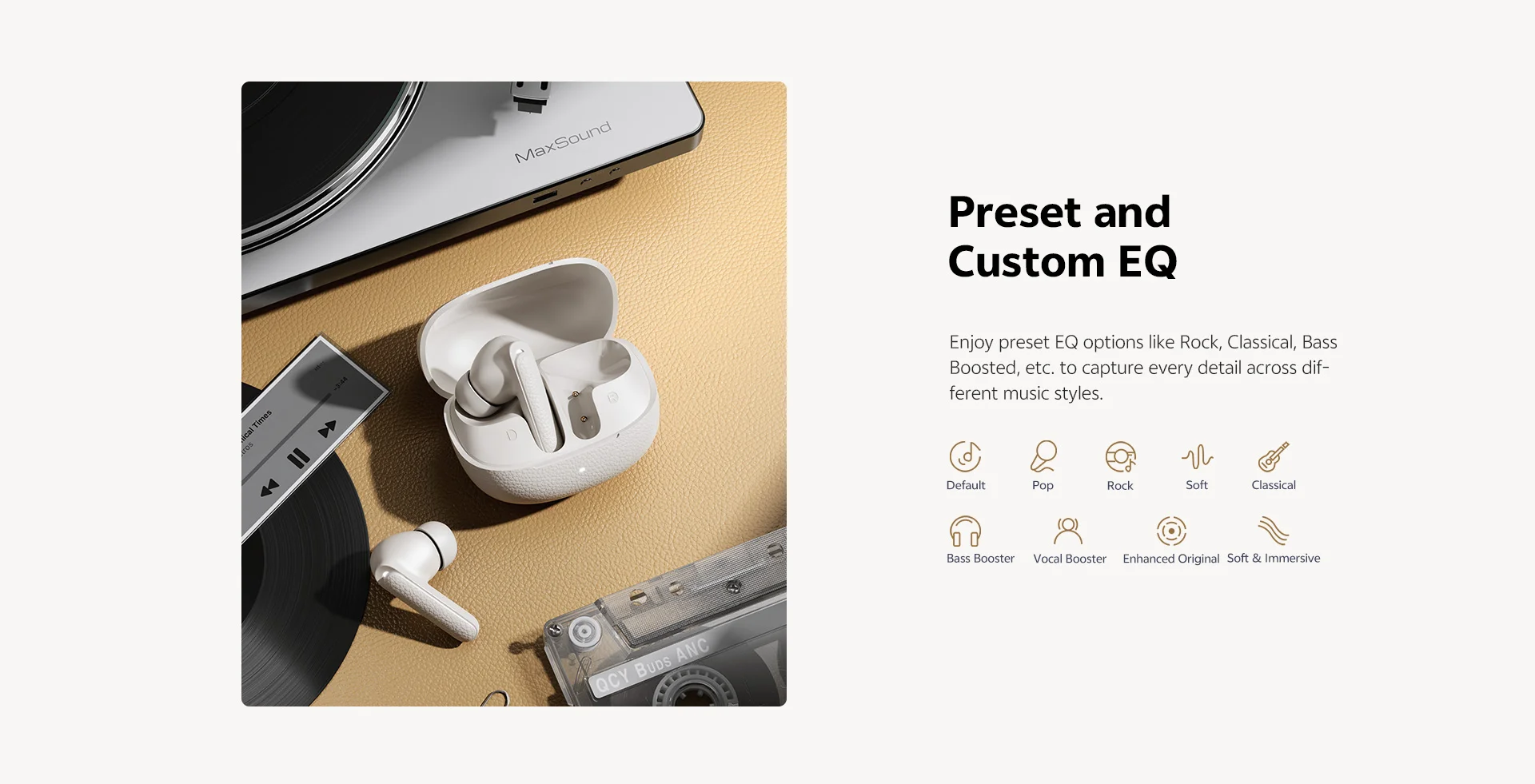 QCY Buds HT15 with 45dB ANC - Ultimate Sound Quality