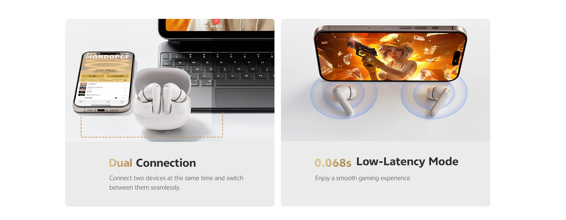 QCY Buds ANC HT15 Wireless Earbuds at Holooz Bangladesh