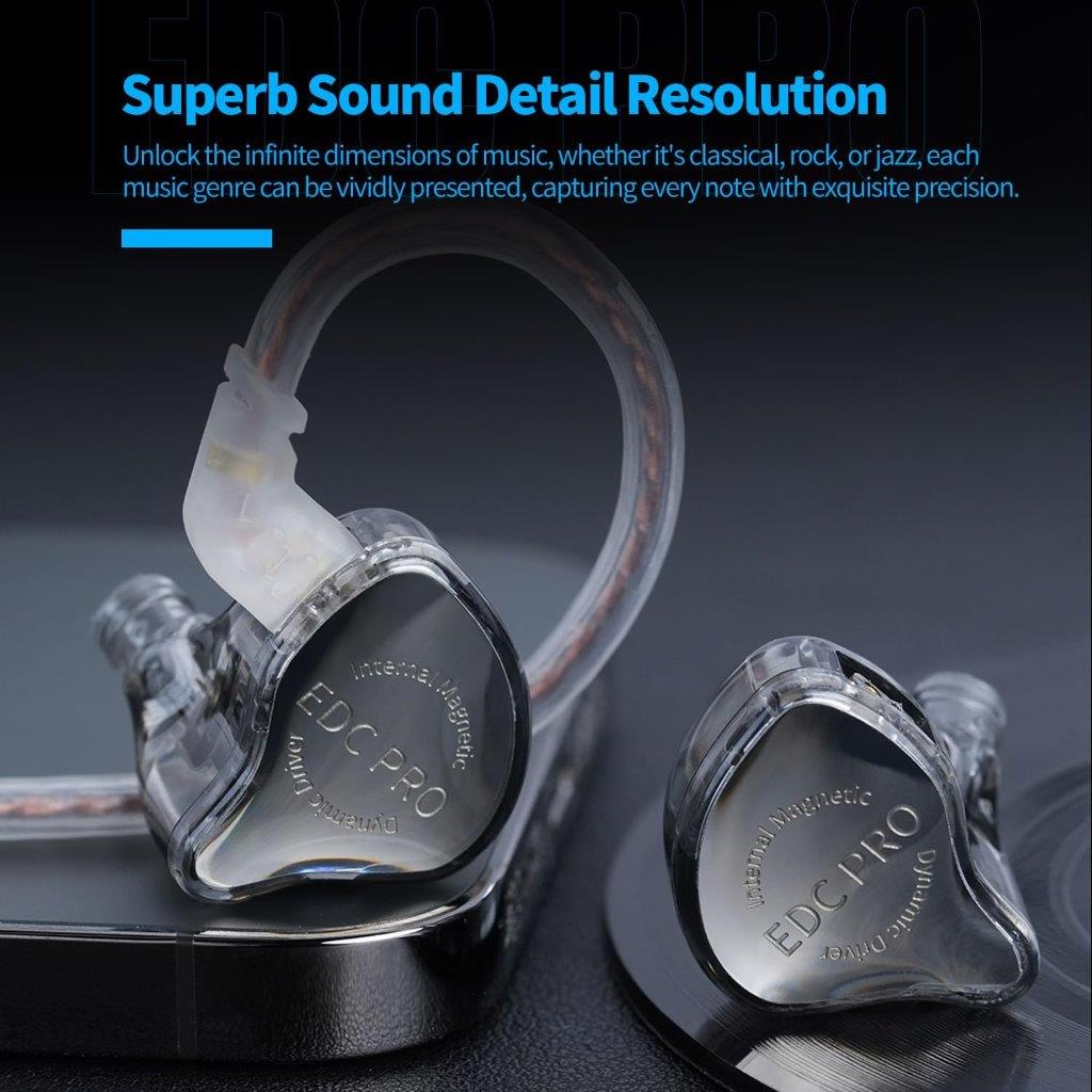 High-sensitivity KZ EDC PRO IEMs – Ideal for audiophiles in Bangladesh