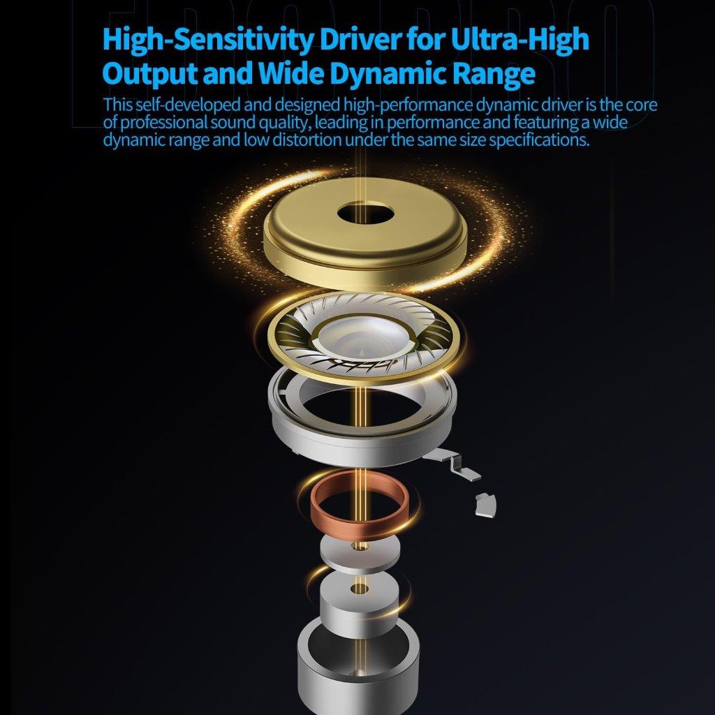 KZ EDC PRO IEMs – Exceptional audio clarity, available at Holooz Bangladesh