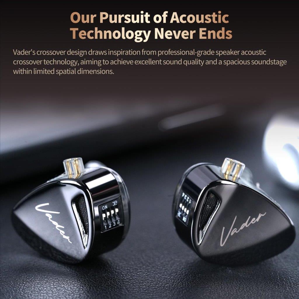 Close-up of KZ Vader Earbuds – Buy in Bangladesh