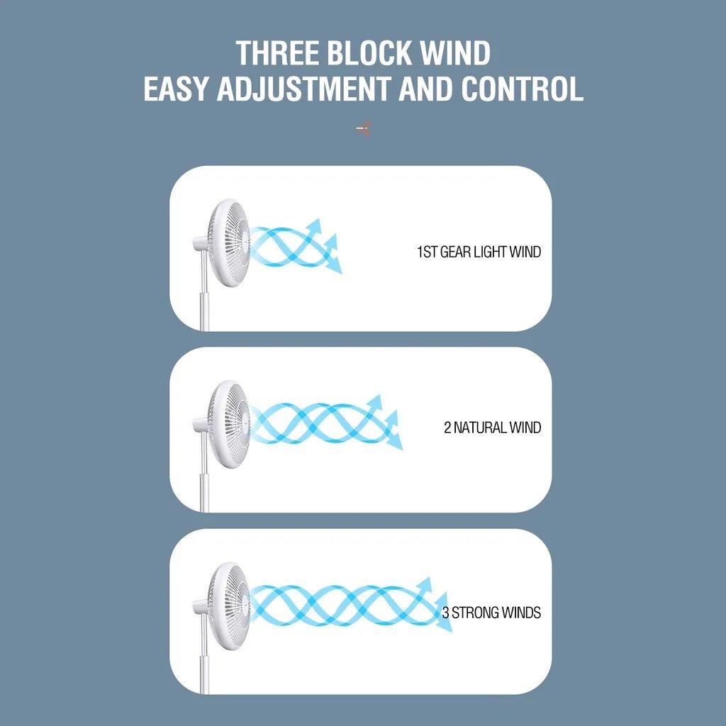 Buy Xundd XDOT-024 Rechargeable Fan Online in BD