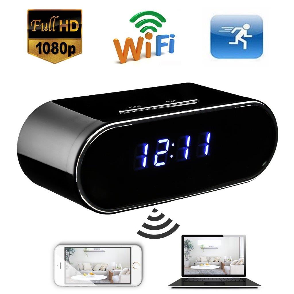 Z10 Wifi Mini Camera Table Clock – Full HD 1080p