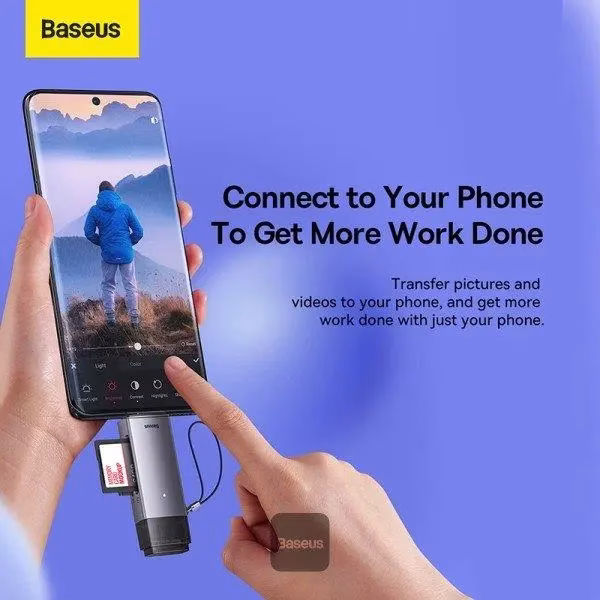 Buy Baseus SD TF Card Reader Online at Holooz