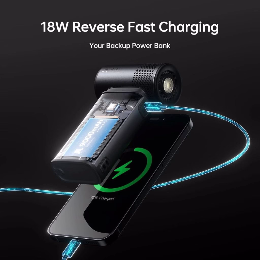 Buy JISULIFE Ultra 2 Fan 18W Power Bank Online in Bangladesh