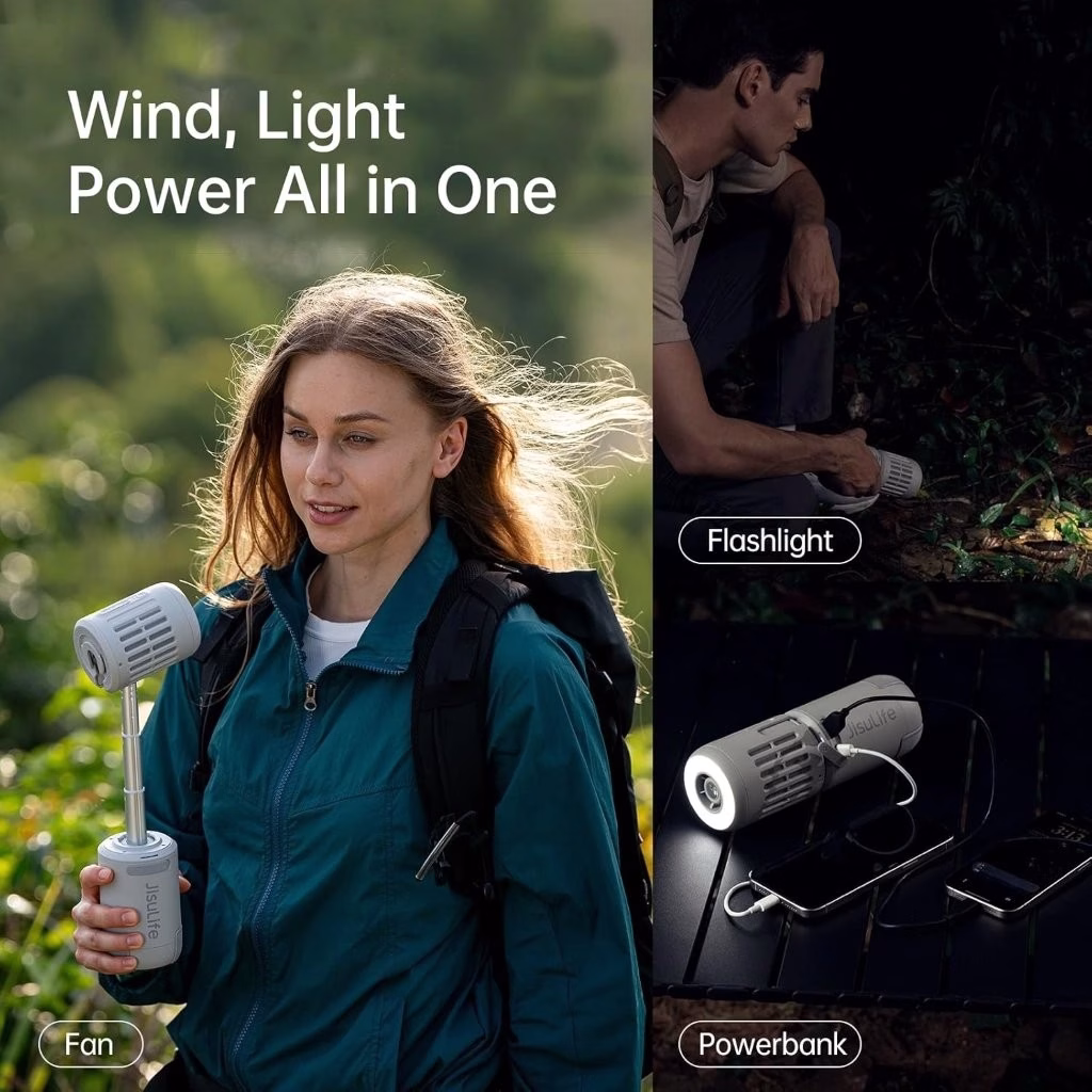 JISULIFE Outdoor Fan Ultra 1 Portable Cooling at Holooz Bangladesh