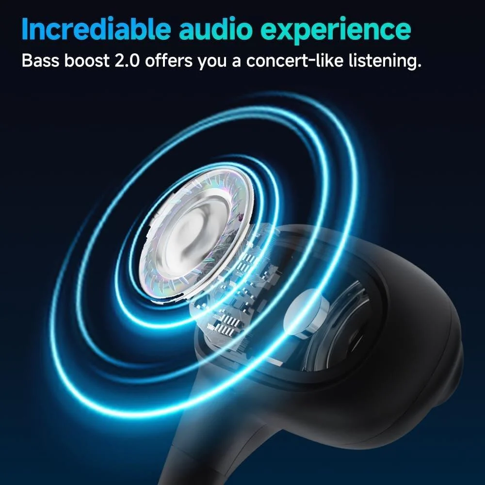 QCY Crossky GTR2 Bluetooth earbuds open ear comfort fit Holooz 