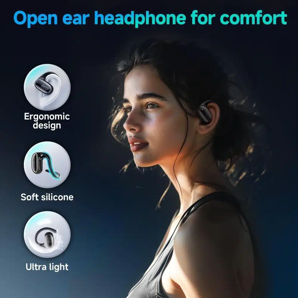 QCY Crossky GTR2 Open Ear Earbuds at Holooz Bangladesh