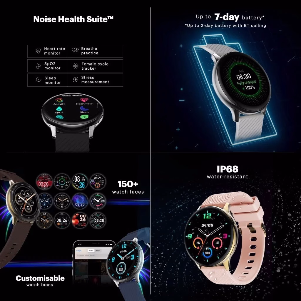Smart fitness tracker Noise Vortex Plus from Holooz Bangladesh