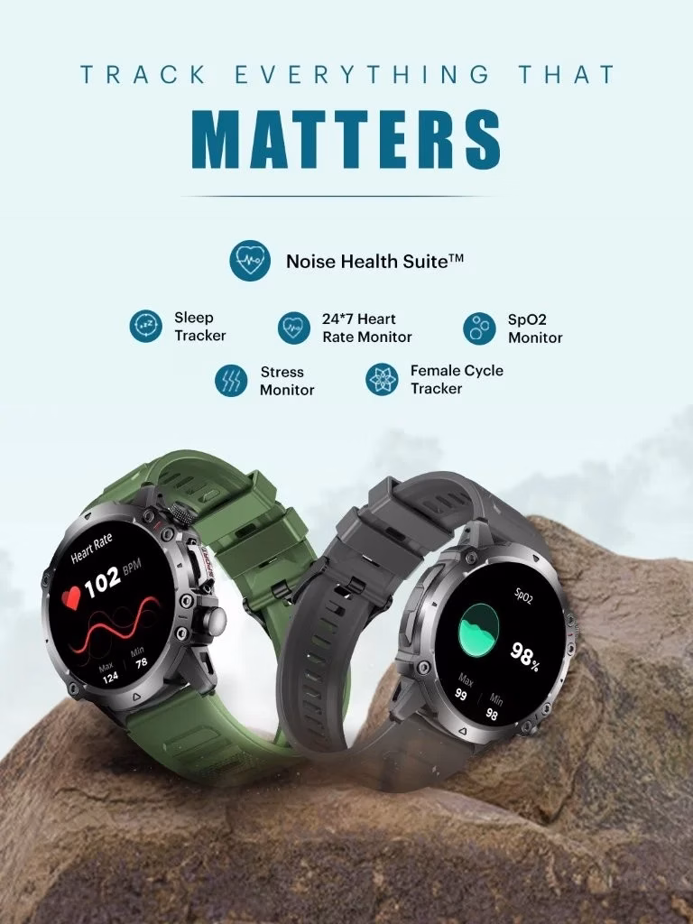 Low Price Noise Rugged Smartwatch for Men in Bangladesh