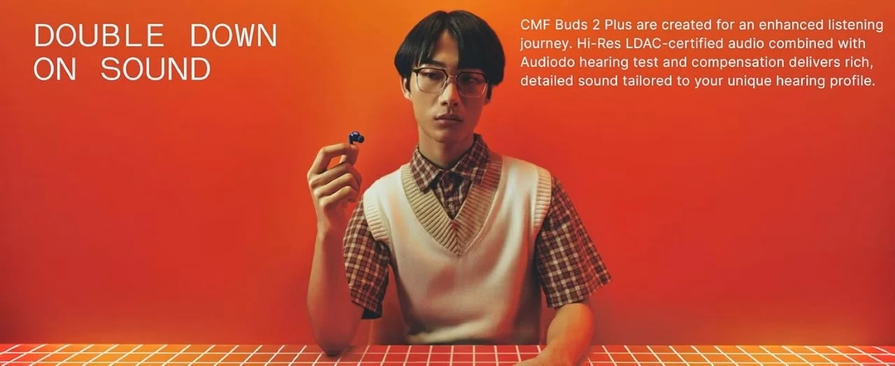 Holooz CMF Buds 2 Plus – Premium ANC Wireless Earbuds