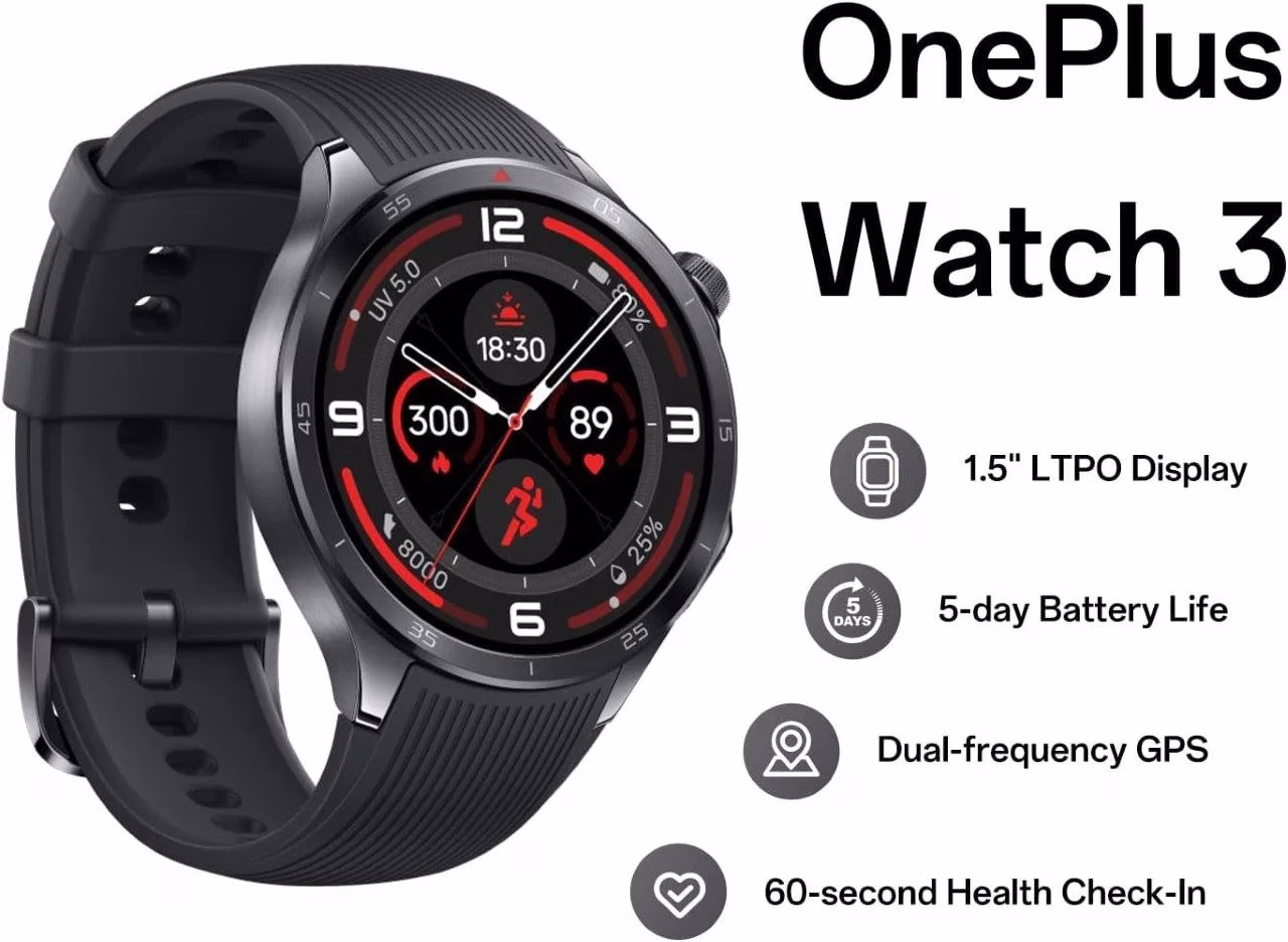 Best Price OnePlus Watch 3 Bangladesh – Holooz Smartwatch