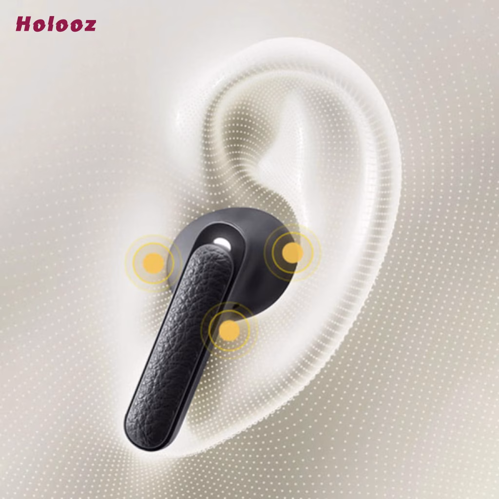 Noise cancelling QCY HT15 Earbuds best deal at Holooz