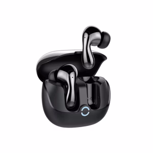 WiWU T32 ENC Plus case and earbuds close-up