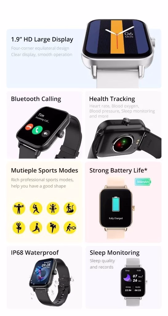 Best Price for COLMI P81 Fitness Watch in Bangladesh – Holooz