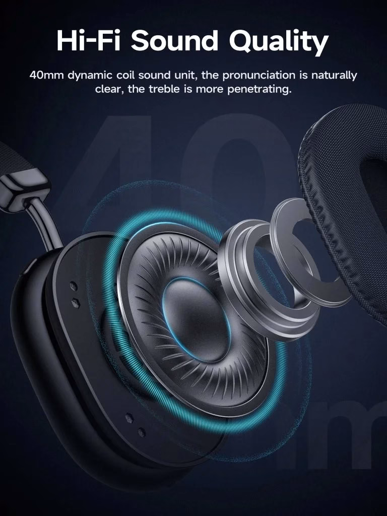 Hoco W35 Max ANC Wireless Headphone front view