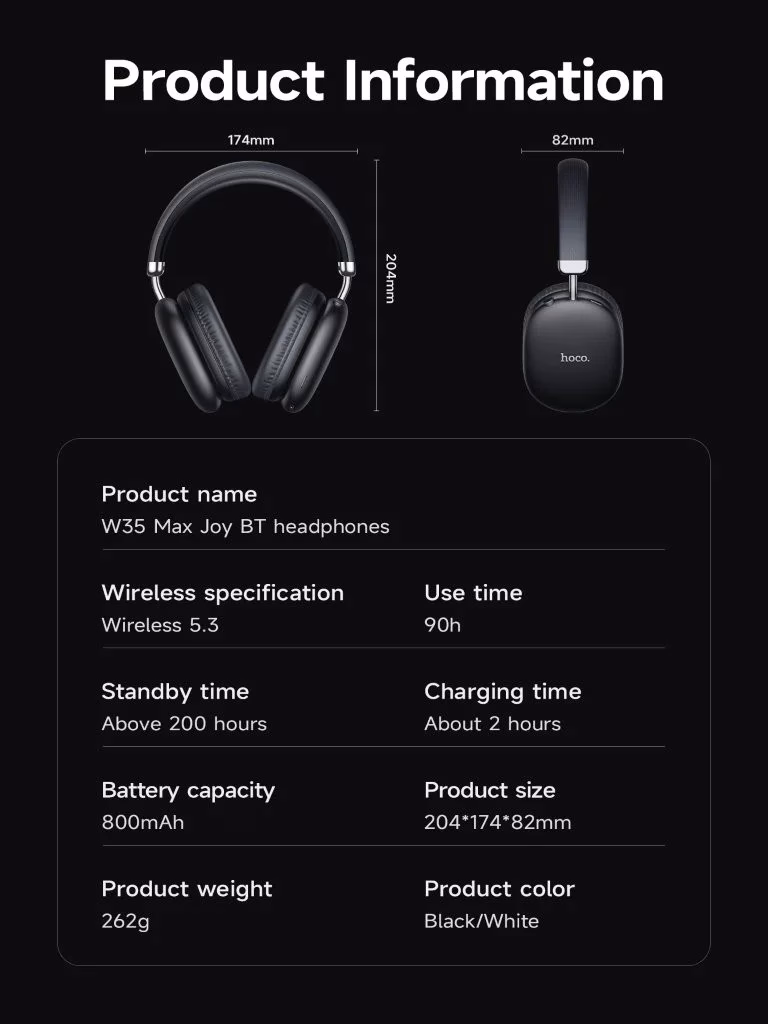 Best price Hoco W35 Max wireless headphone Bangladesh