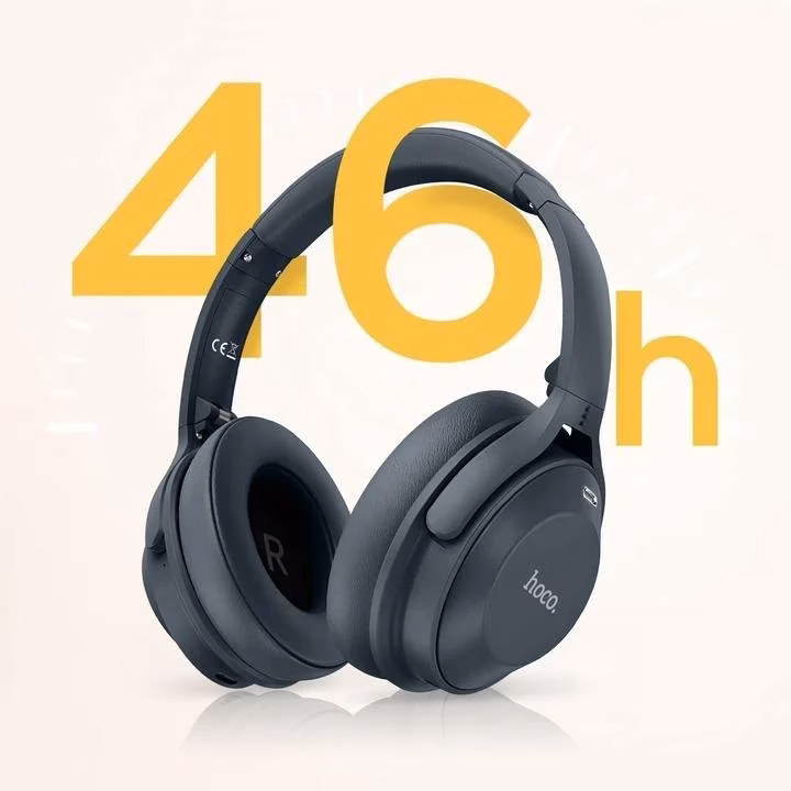 Close-up of Hoco W37 Headphone with Active Noise Cancellation – Holooz