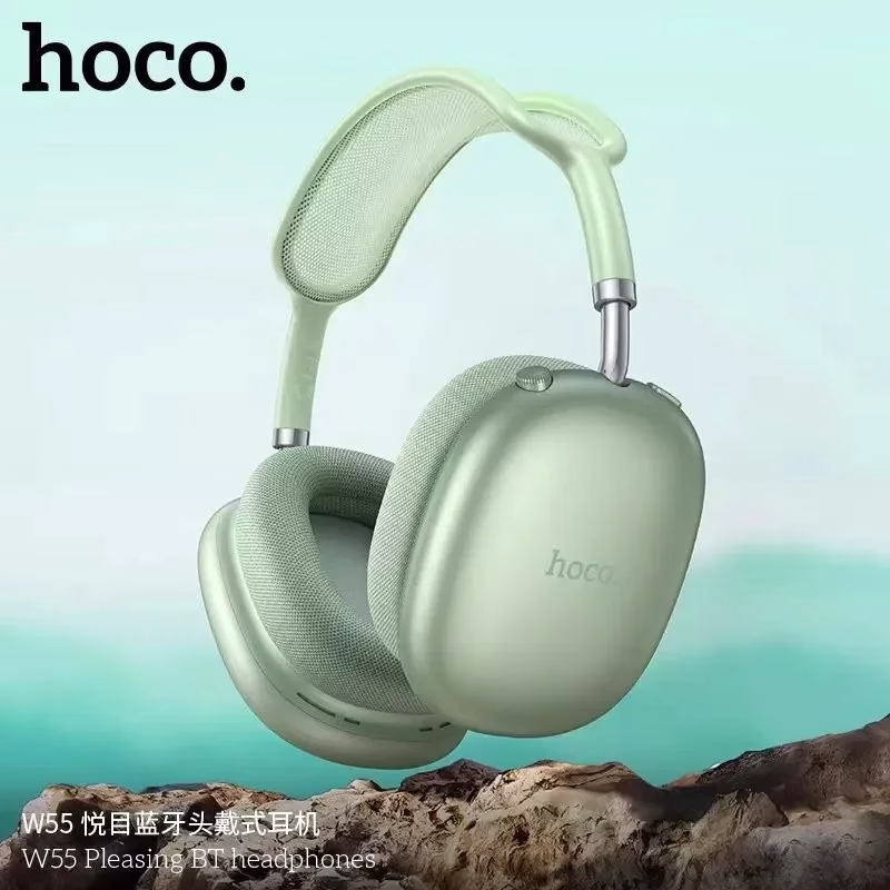 Stylish Hoco W55 wireless earphones for music
