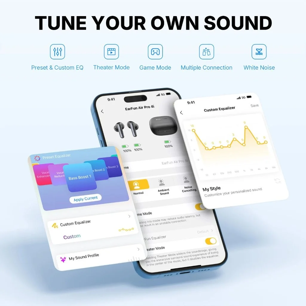 EarFun Air Pro 4i Bluetooth earbuds for sale Holooz Bangladesh