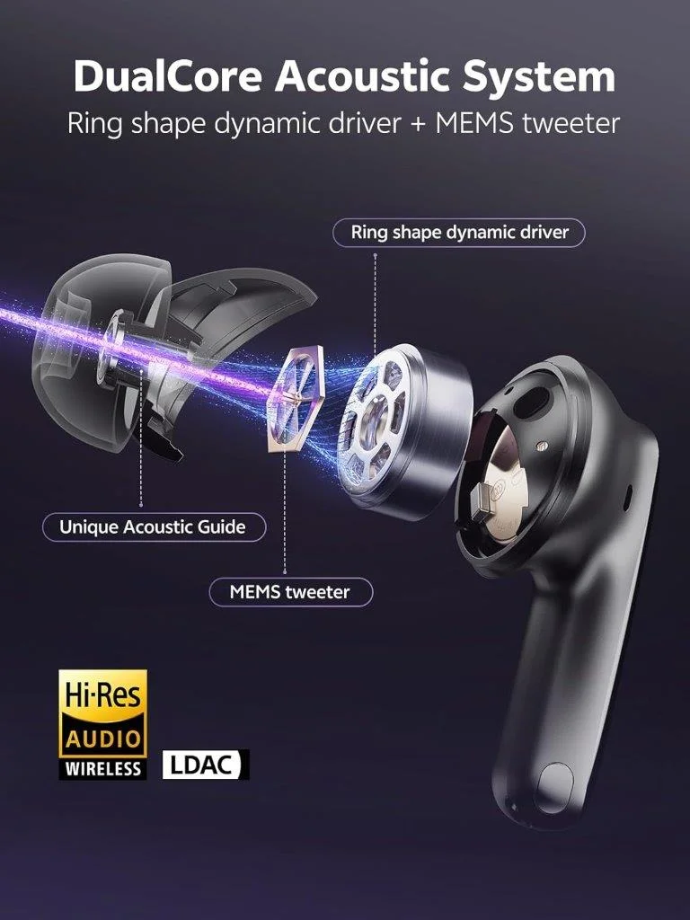 QCY Melobuds N70 ANC LDAC Earbuds Price in Bangladesh – Holooz