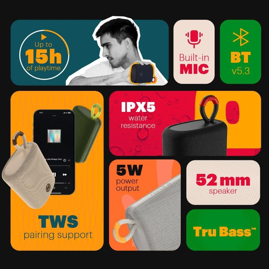 Noise Vibe 2 wireless speaker low price in Bangladesh