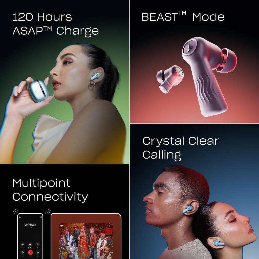 boAt Nirvana Ion ANC Pro TWS with Long Battery Life - Holooz