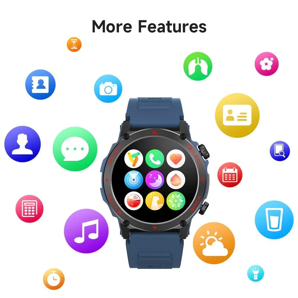 Holooz Affordable Kumi GT3 Smart Watch for Fitness Enthusiasts