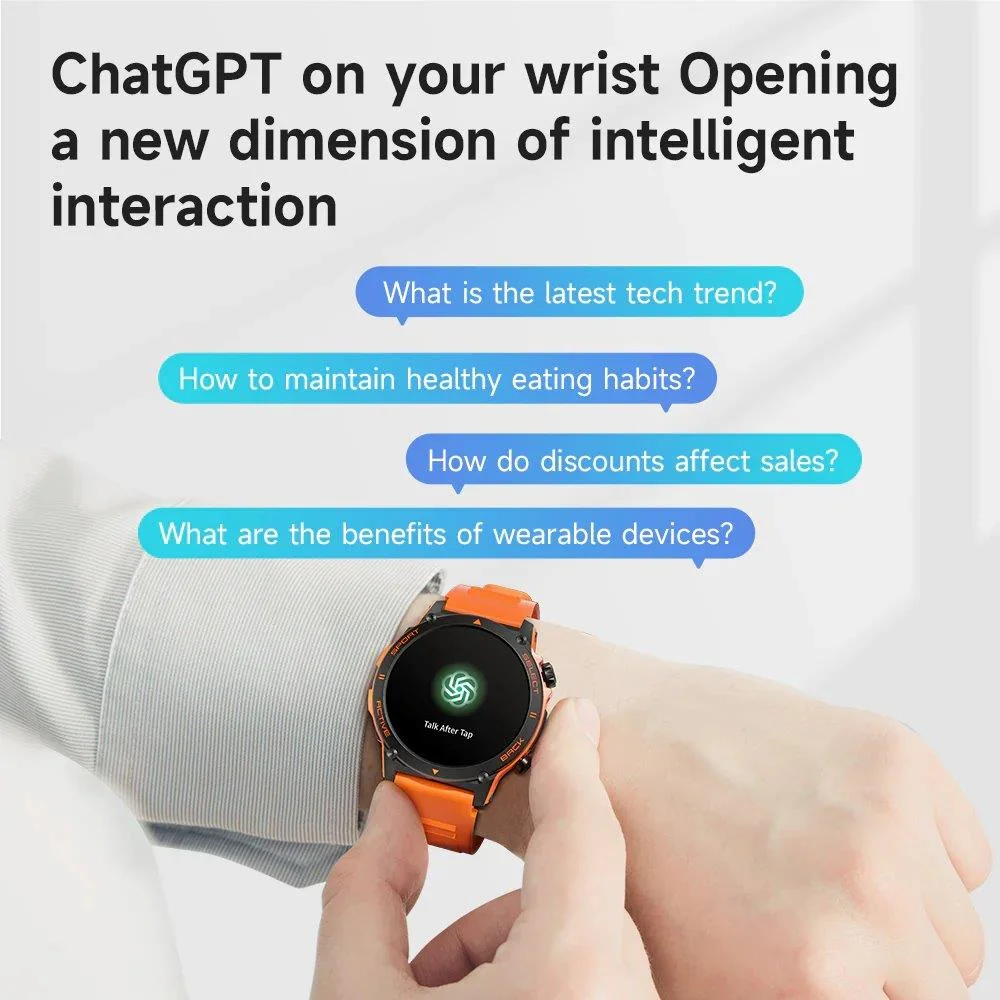 Holooz Kumi GT3 Fitness Smartwatch with Step Tracker