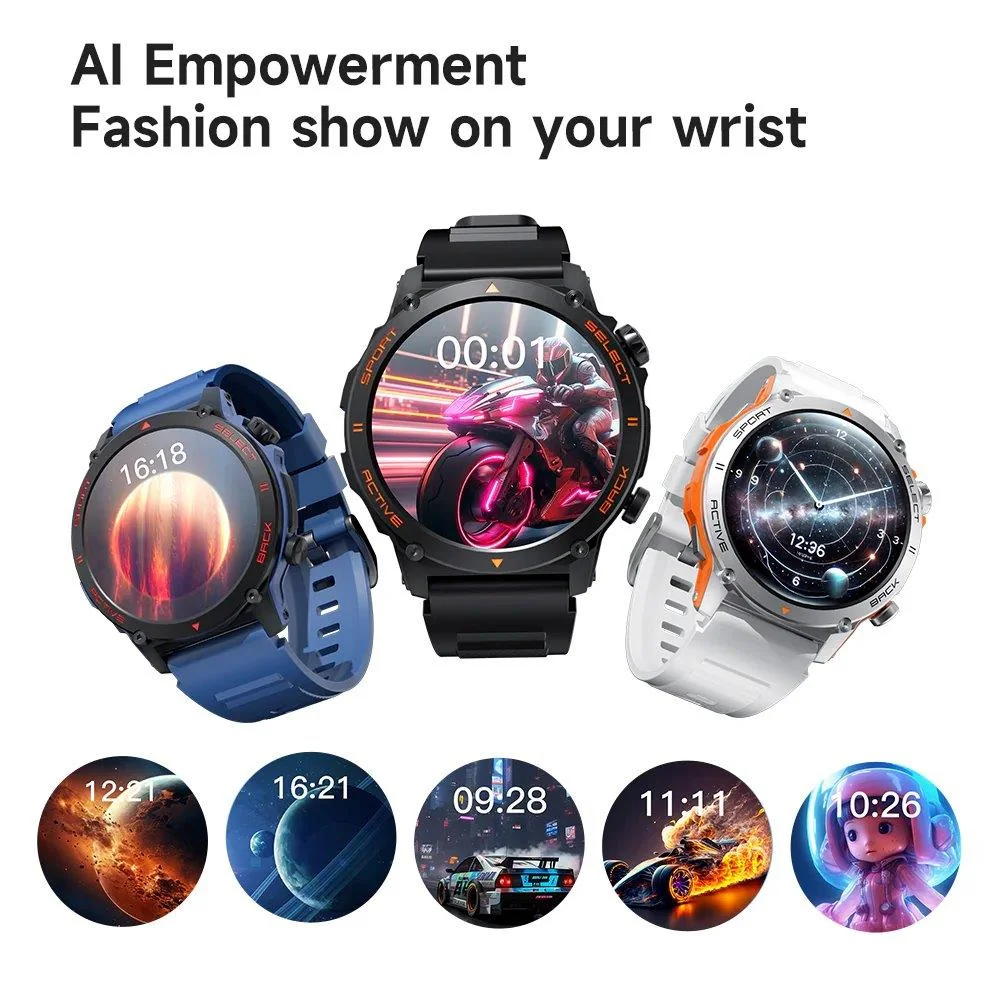 Kumi GT3 Fit Smartwatch with Heart Rate Monitor – Holooz