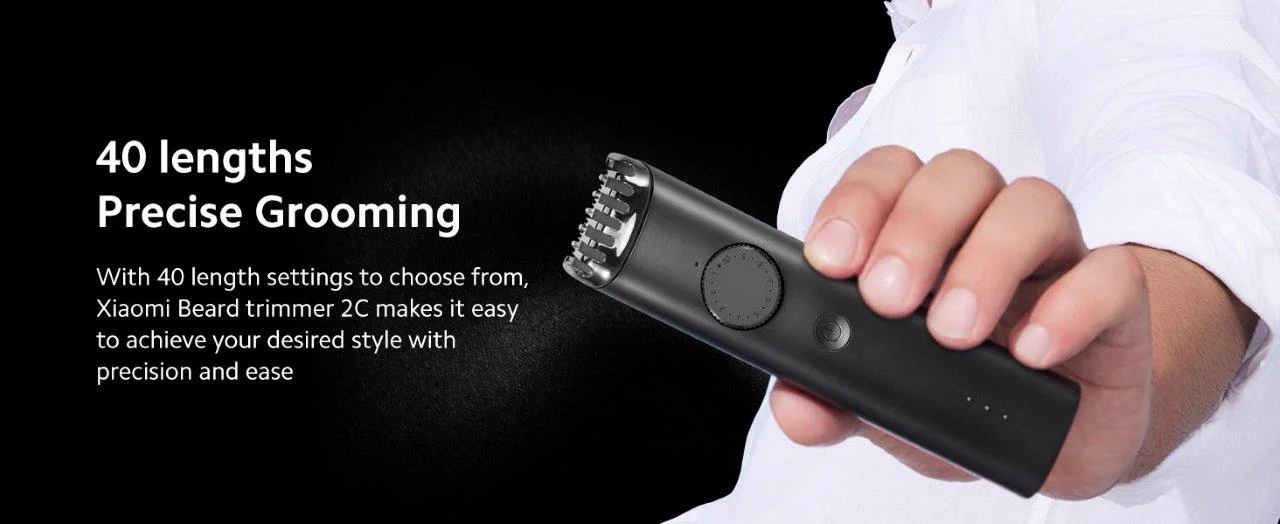 MI Xiaomi Beard Trimmer 2C sleek design Holooz Bangladesh