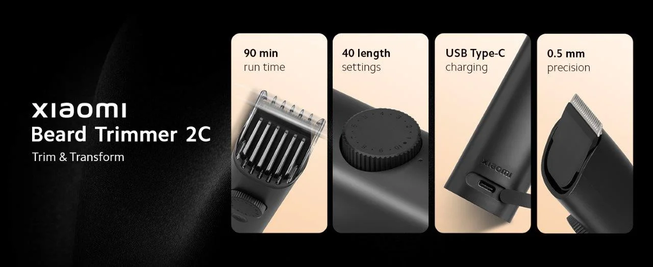Buy MI Xiaomi 2C Beard Trimmer fast delivery Holooz BD