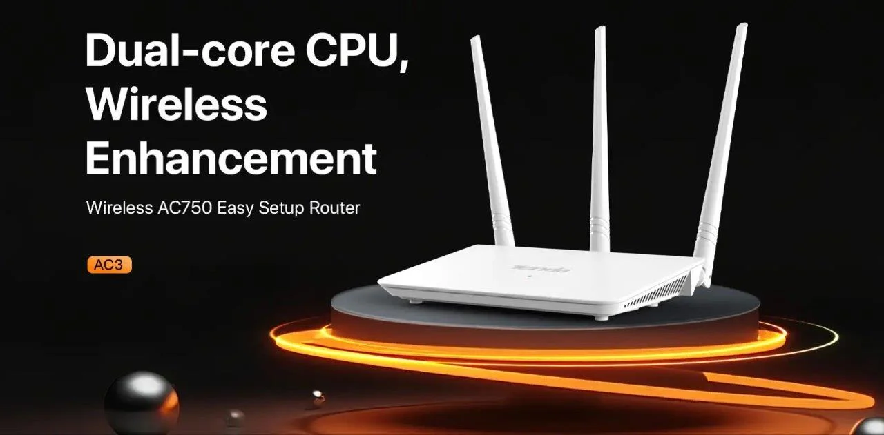 Tenda AC3 AC750 Dual-Band Wi-Fi Router