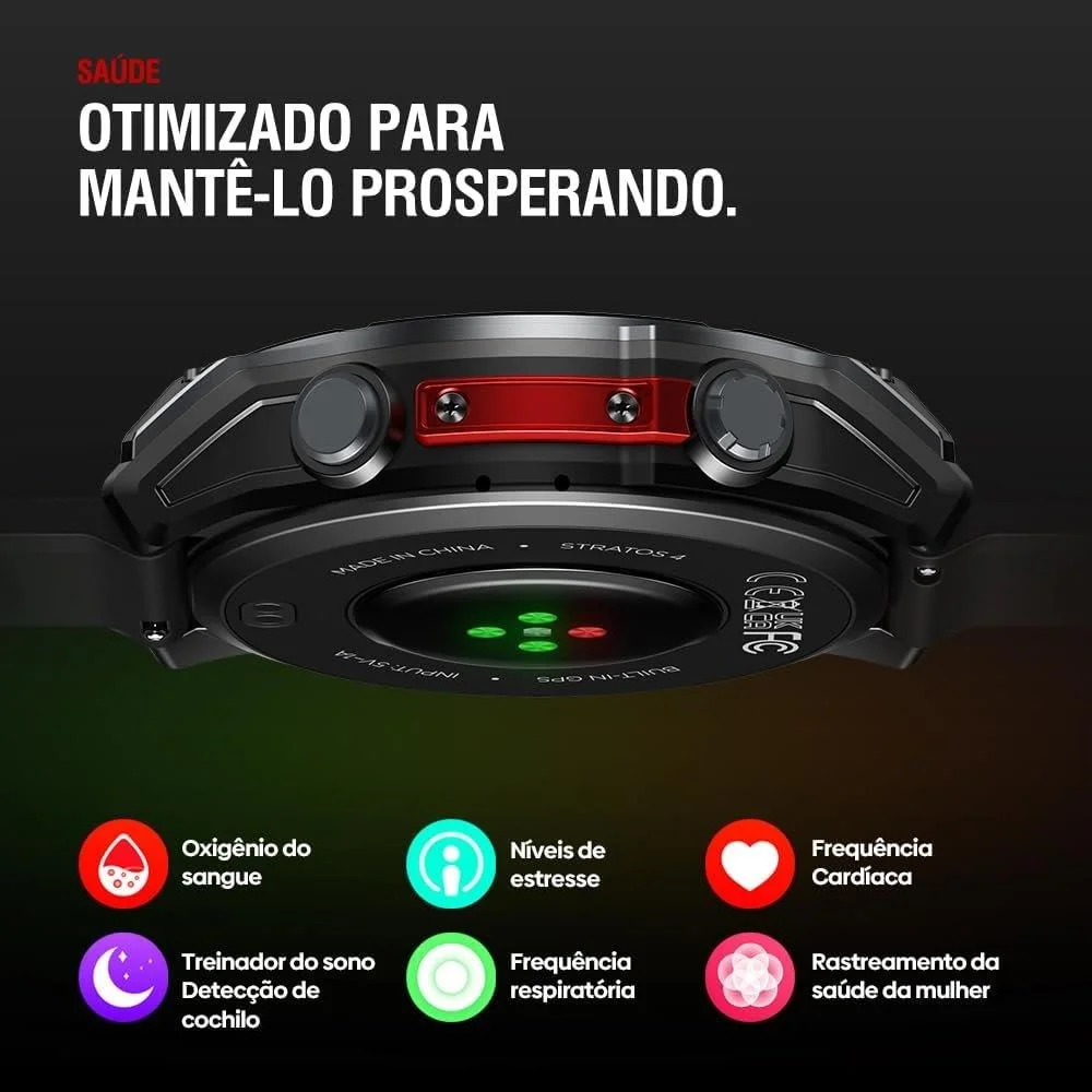 Buy Zeblaze Stratos 4 smartwatch with GPS Holooz Bangladesh