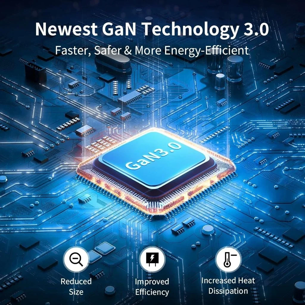 Momax 1-World UA15 120W GaN 4-Port Travel Charger with USB-C Cable in Bangladesh