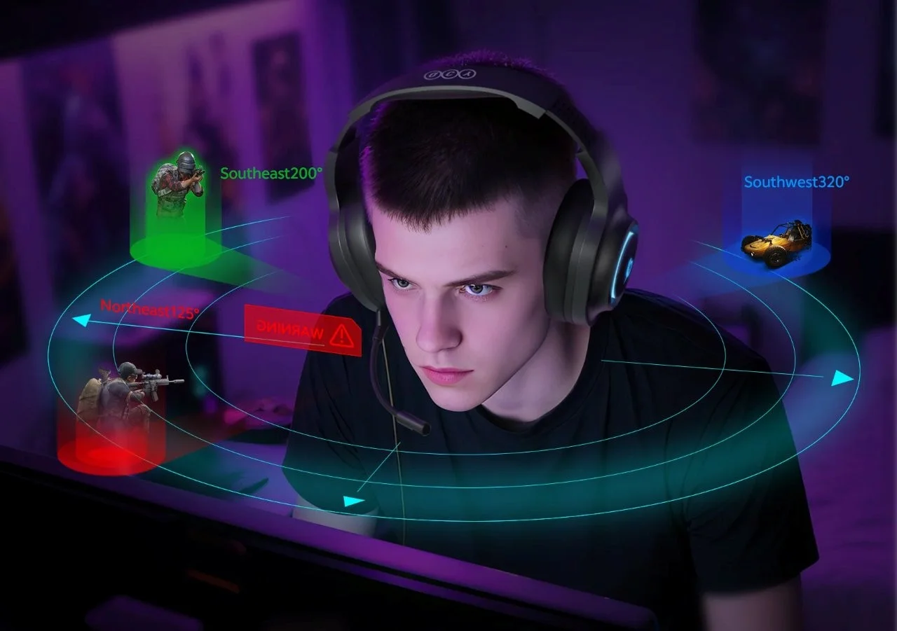 QCY HEROAD V200 H4GM Wired Gaming Headphone