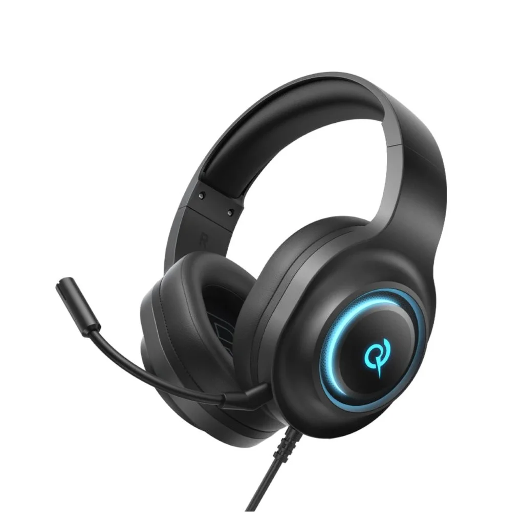 QCY HEROAD V200 H4GM wired gaming headphone design image