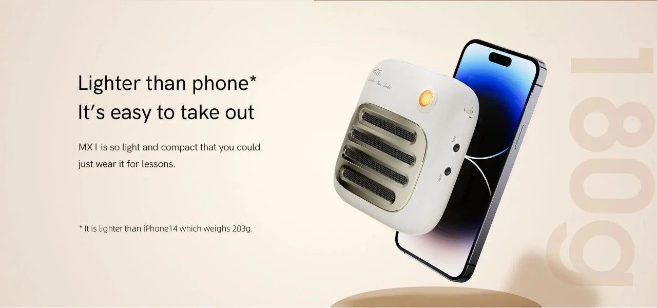 QCY MX1 Mini Wireless Speaker for Home and Outdoor – Holooz Bangladesh