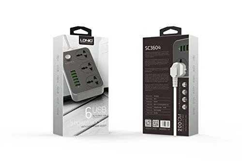 LDNIO SC3604 smart power strip with USB charging from Holooz