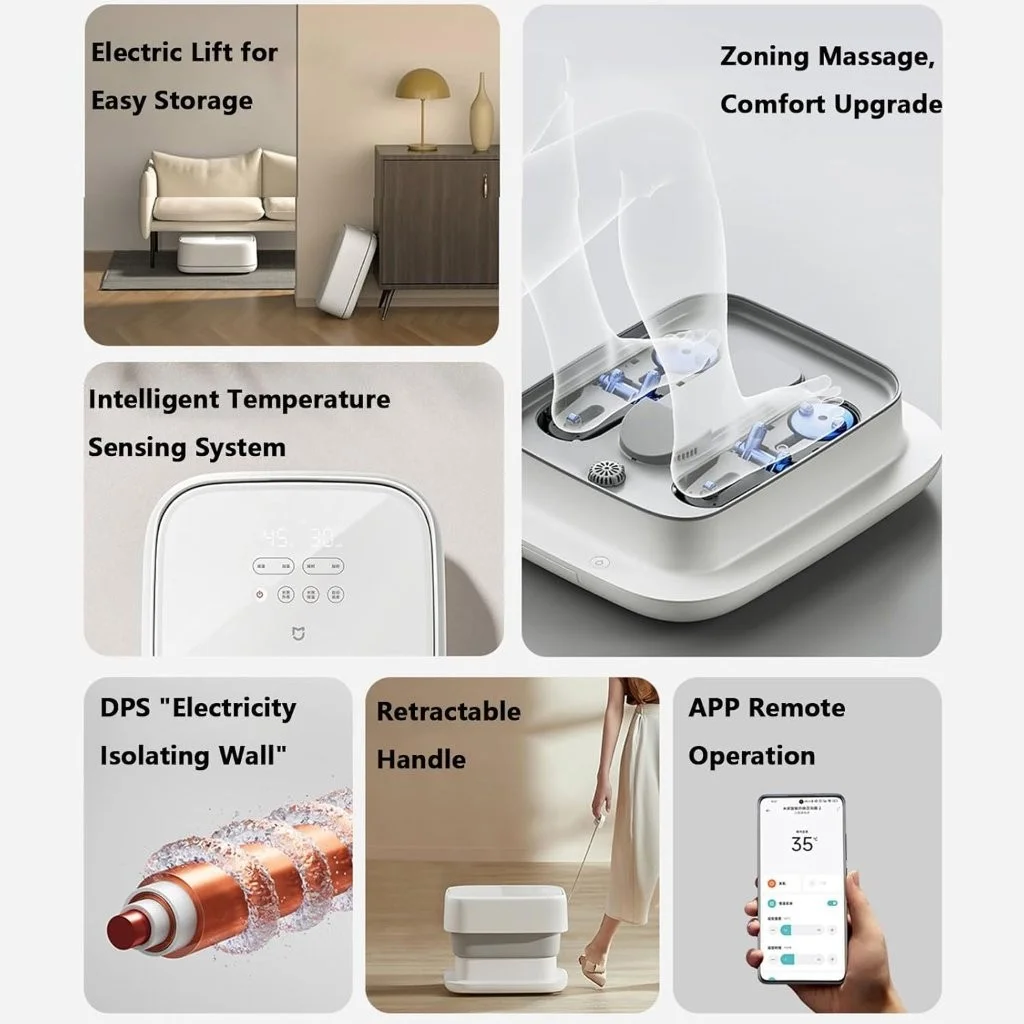 Xiaomi Mijia heated foot spa bath for home massage Bangladesh