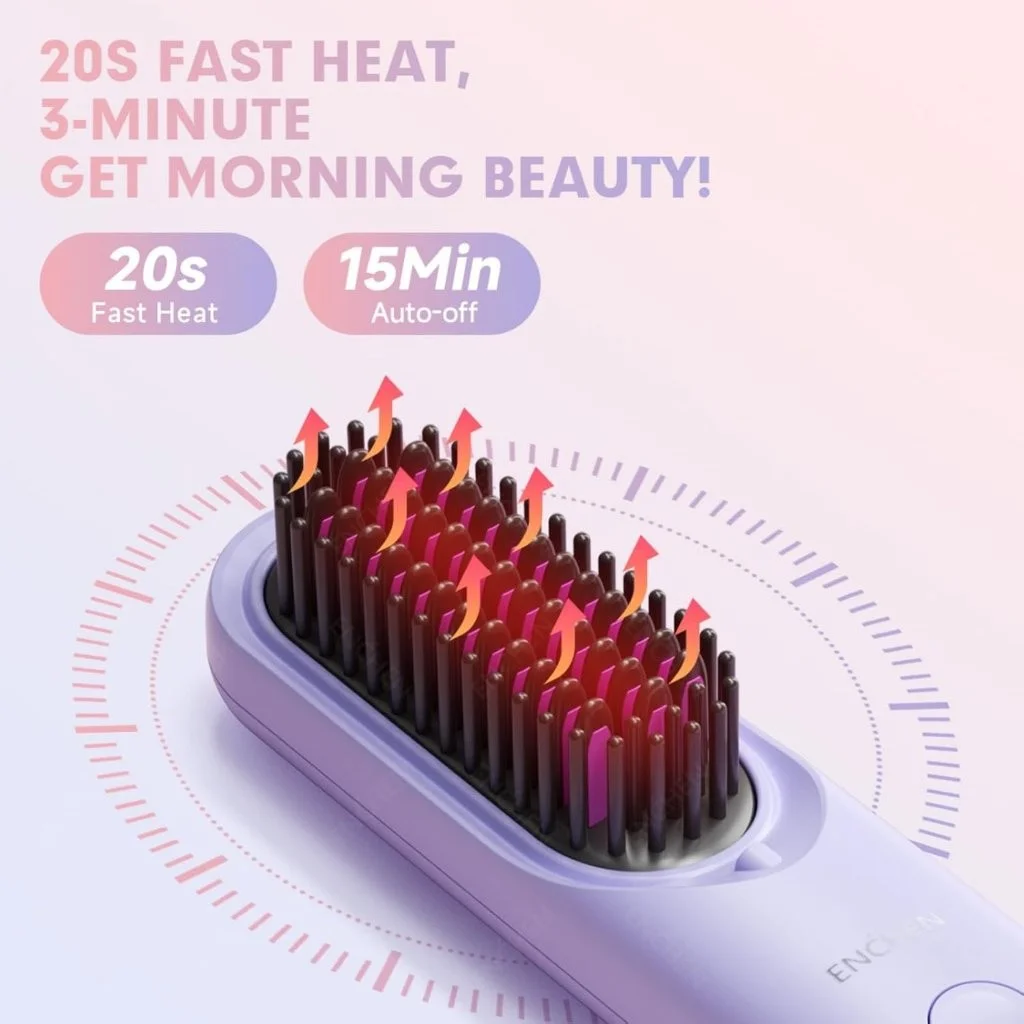Xiaomi Enchen H100 hair straightener brush from Holooz Bangladesh